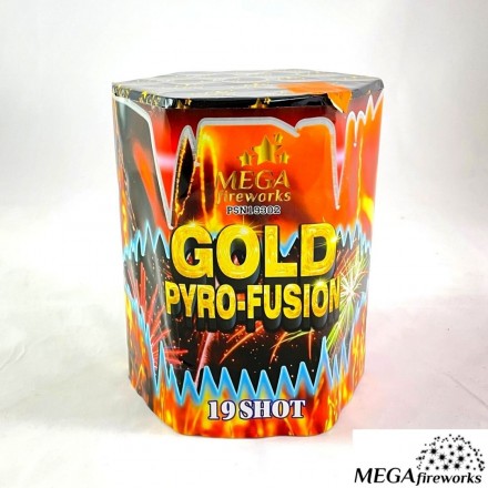 Fejerverkas "Gold Pyro-Fusion"